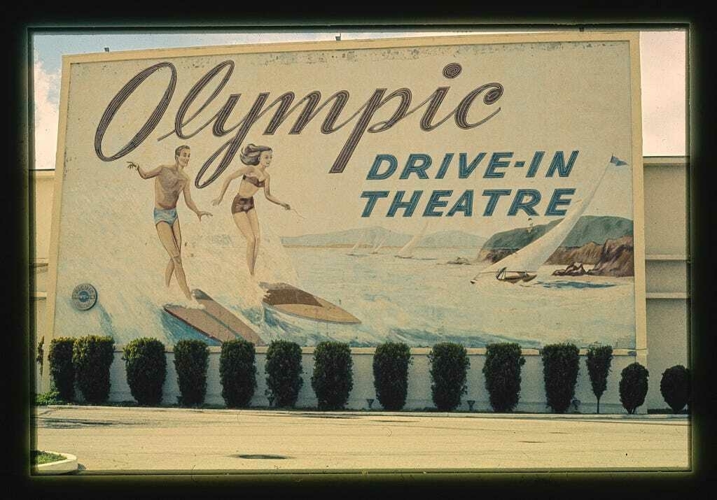 Large billboard with text 