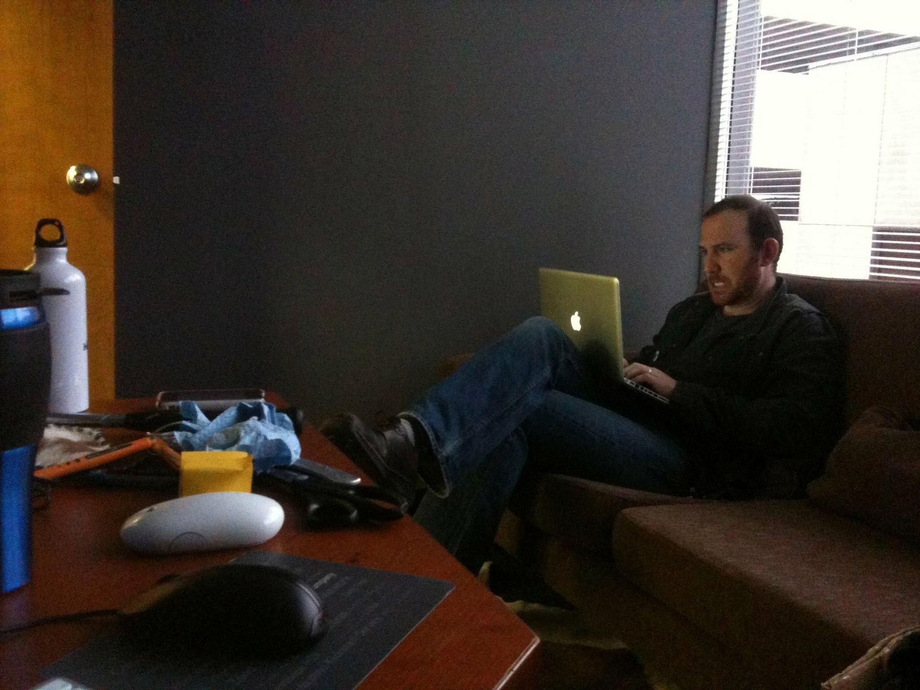 Charles on the RedMonk Austin couch