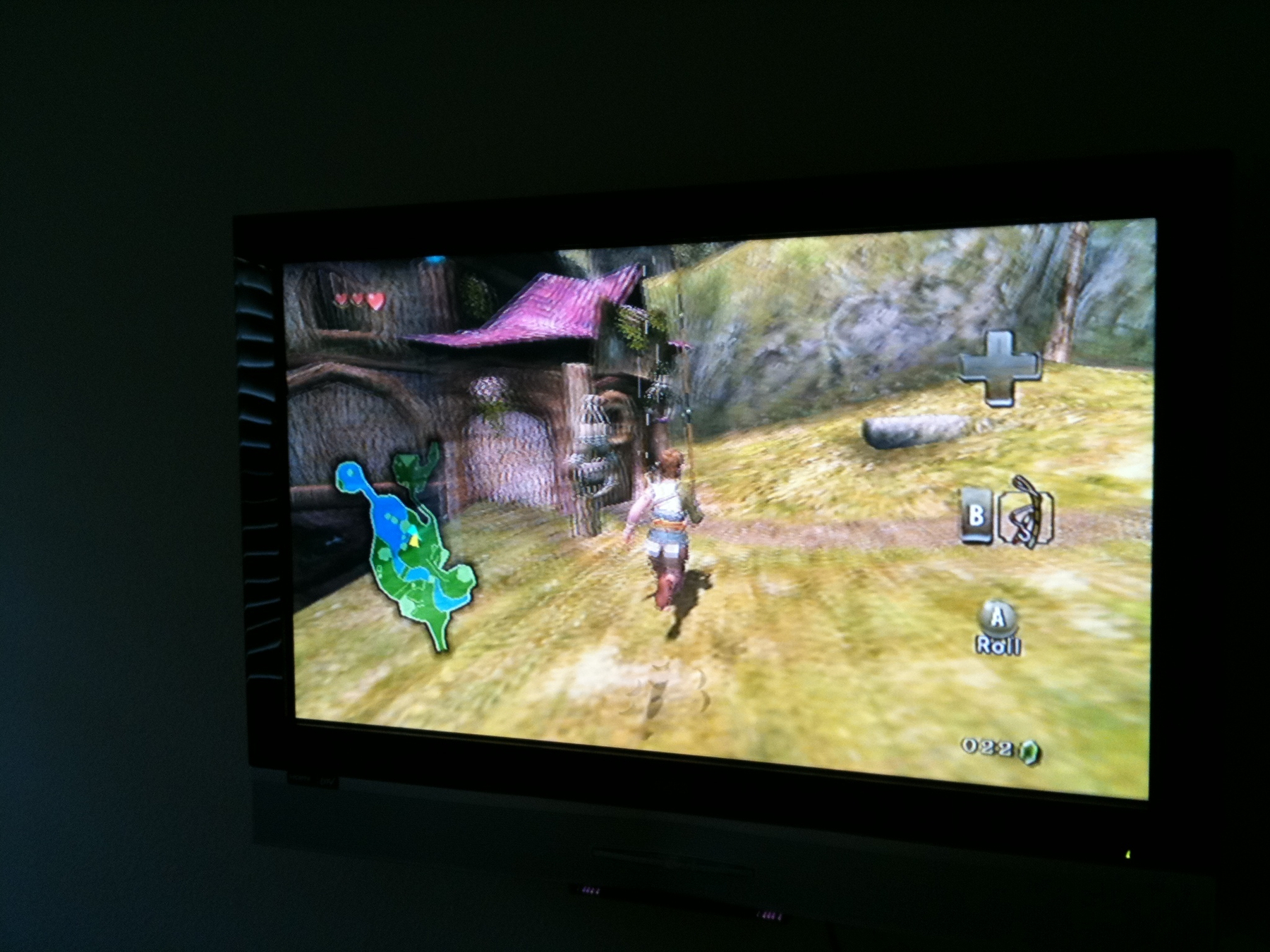 Running with a fishing pole