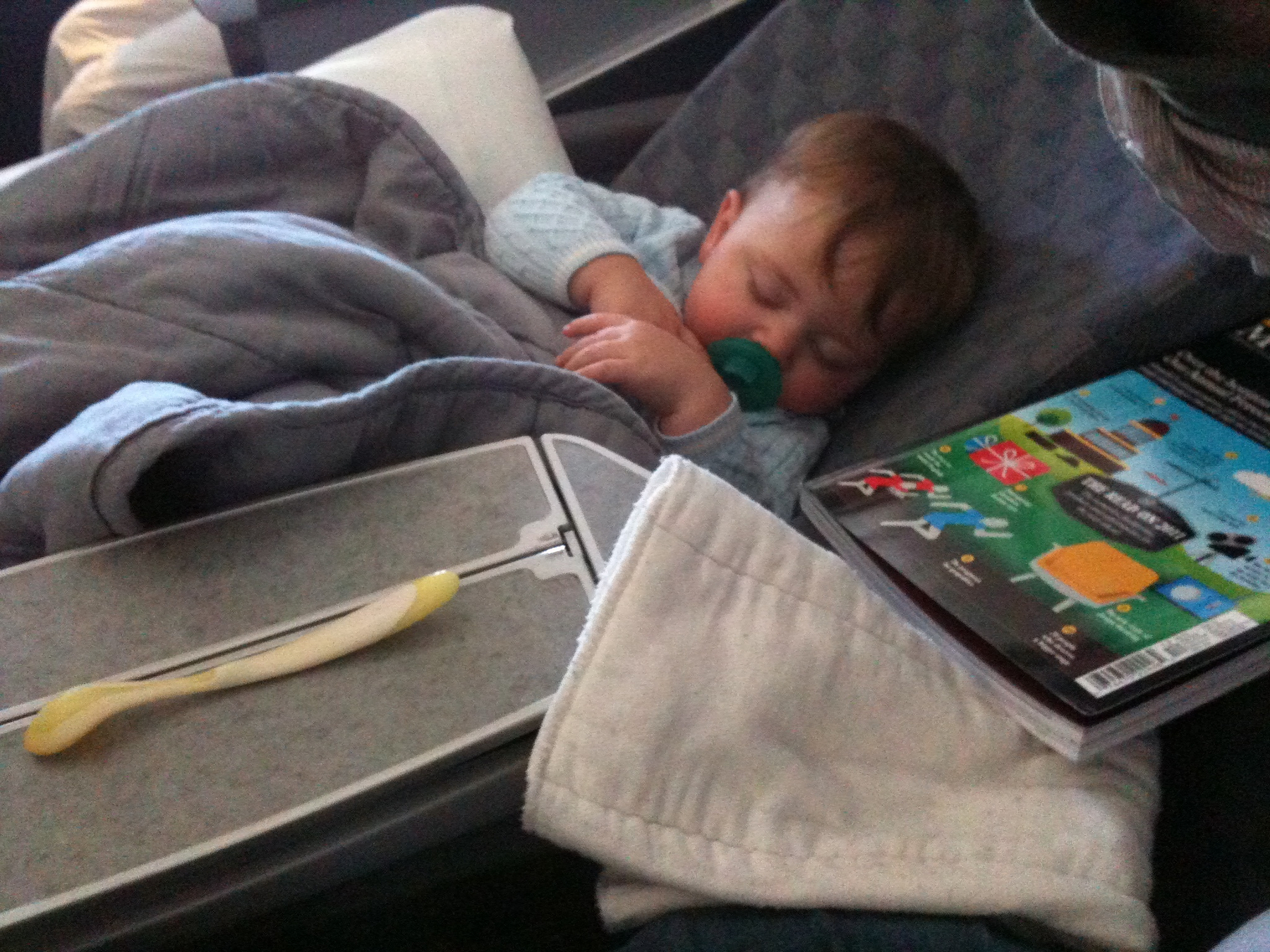 The Little Man insists on Business Class