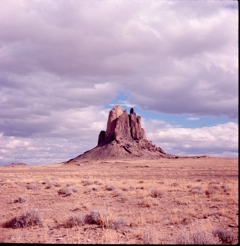 Unknown butte in desert.