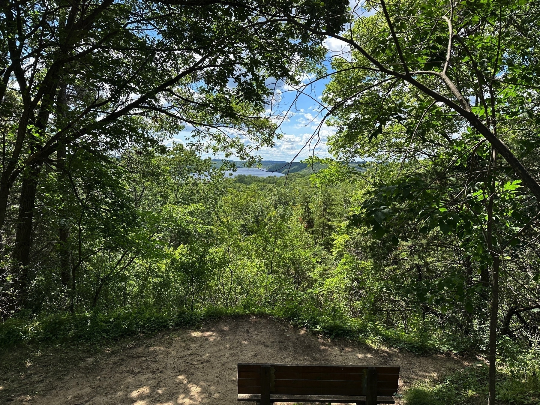 View from Afton State Park, overlooking the St. Croix River into Wisconsin