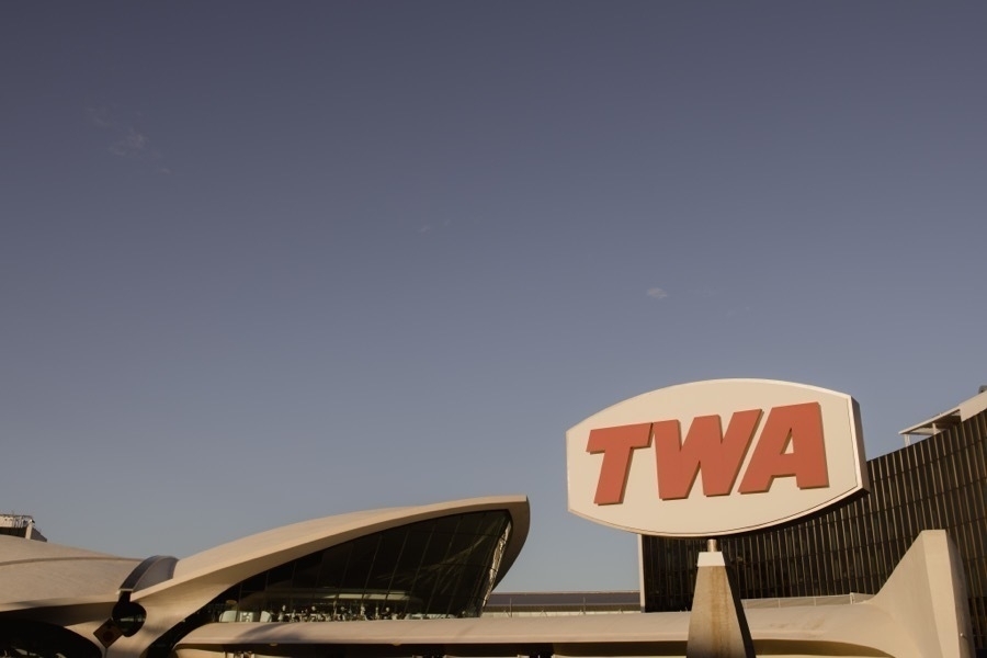 The TWA Hotel at JFK Airport, formerly the TWA Flight Centre designed by Eero Saarinen