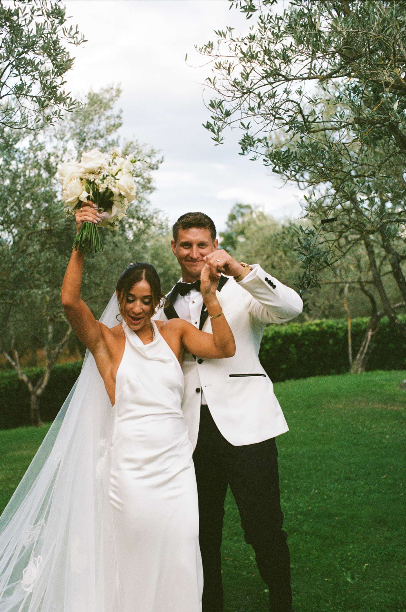 Film photo from our Tuscany, Italy, 2023 elopements with The Elopement Collective and House of Love
