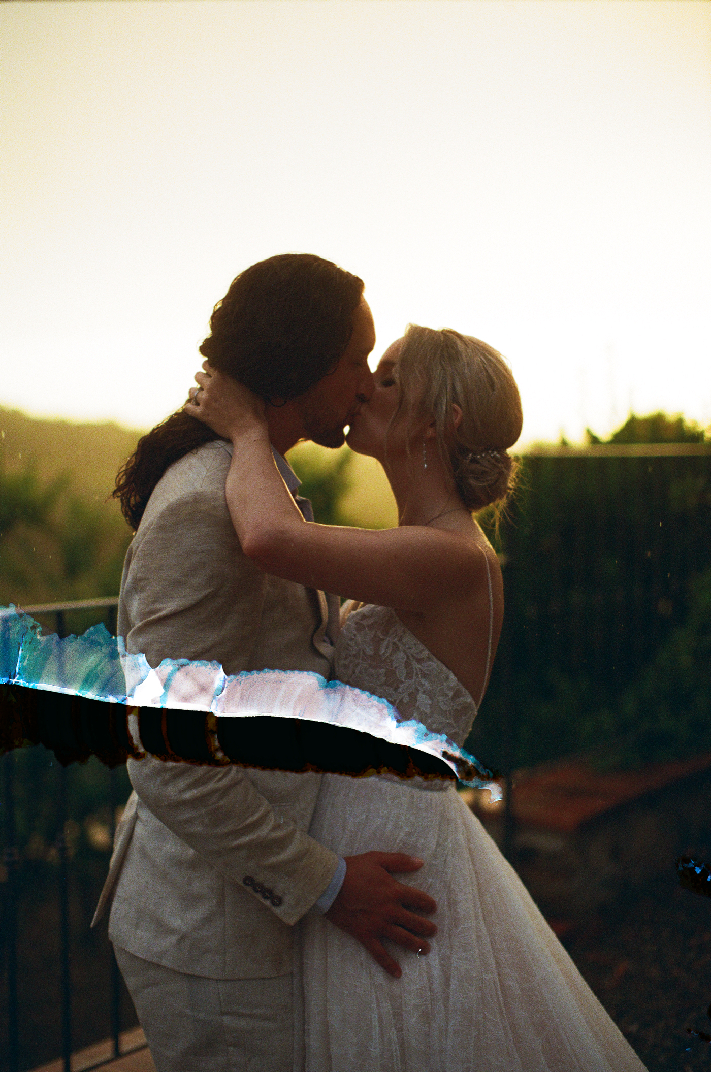 Film photo from our Tuscany, Italy, 2023 elopements with The Elopement Collective and House of Love