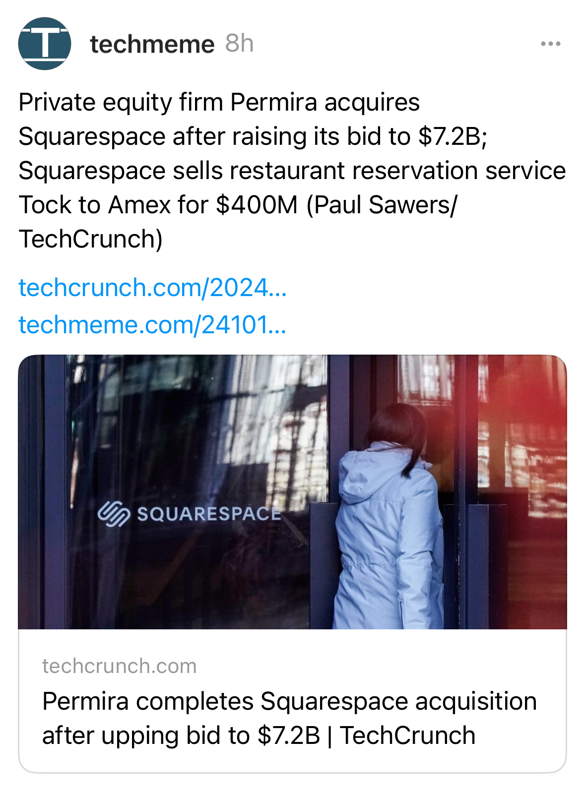 Techcrunch screenshot