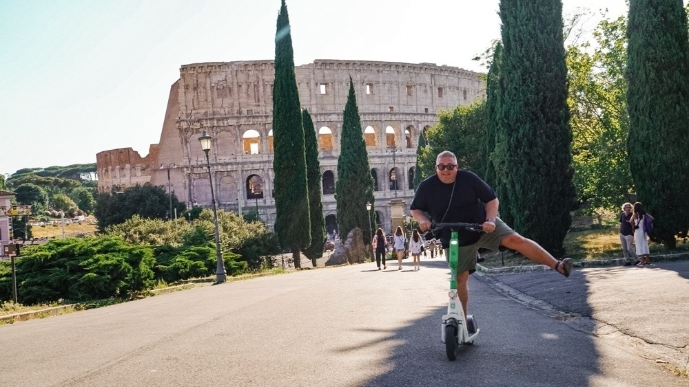 Scooter in Rome