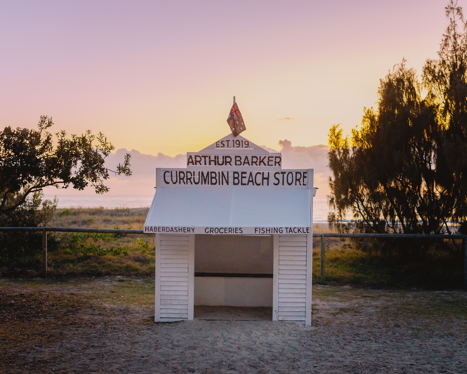 Photos by Josh Withers at the Swell Sculpture Festival on the Gold Coast, photographed on Thursday September 12, 2024, at dawn