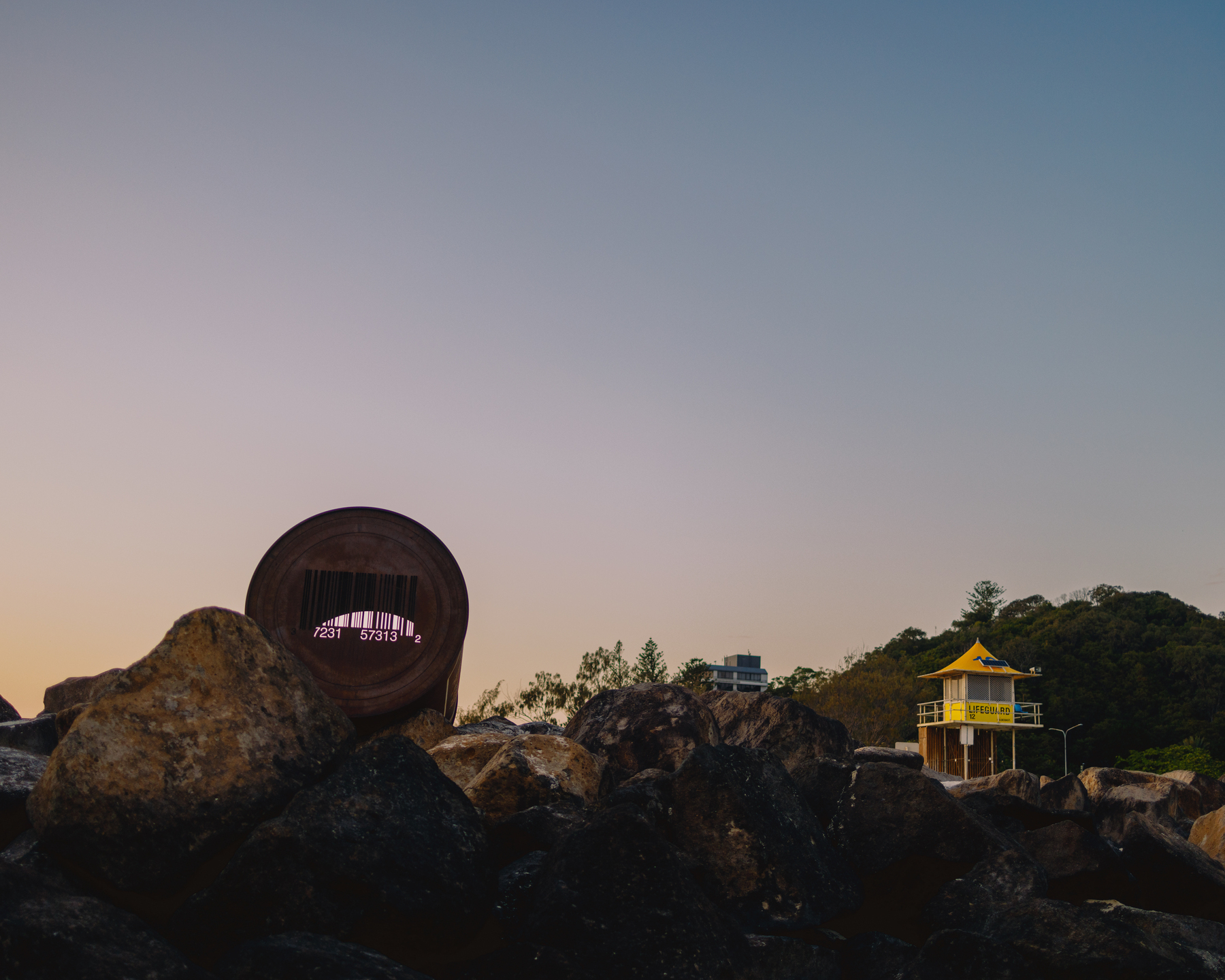 Photos by Josh Withers at the Swell Sculpture Festival on the Gold Coast, photographed on Thursday September 12, 2024, at dawn