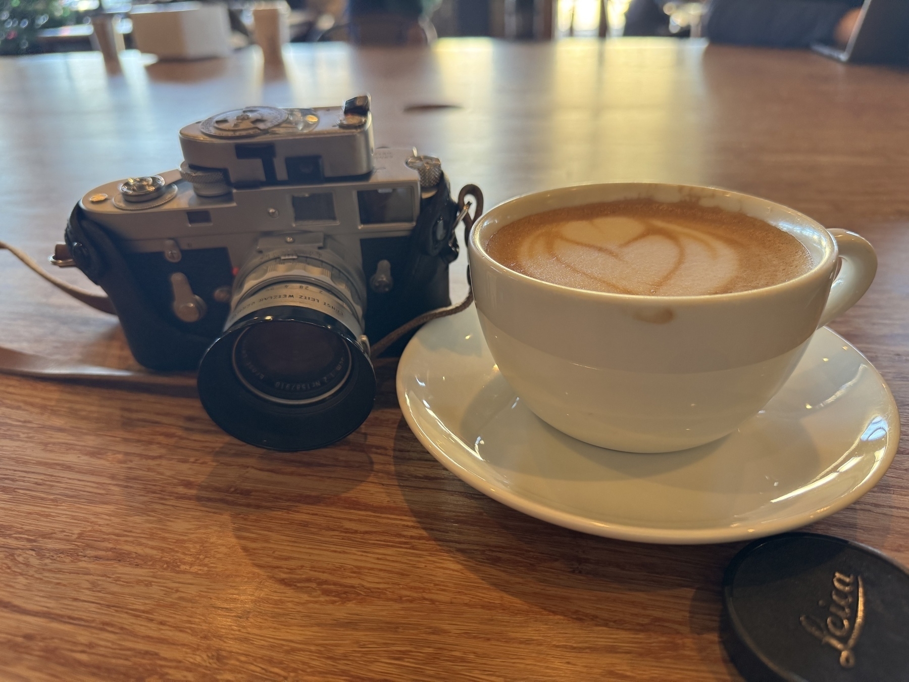 Camera and coffee