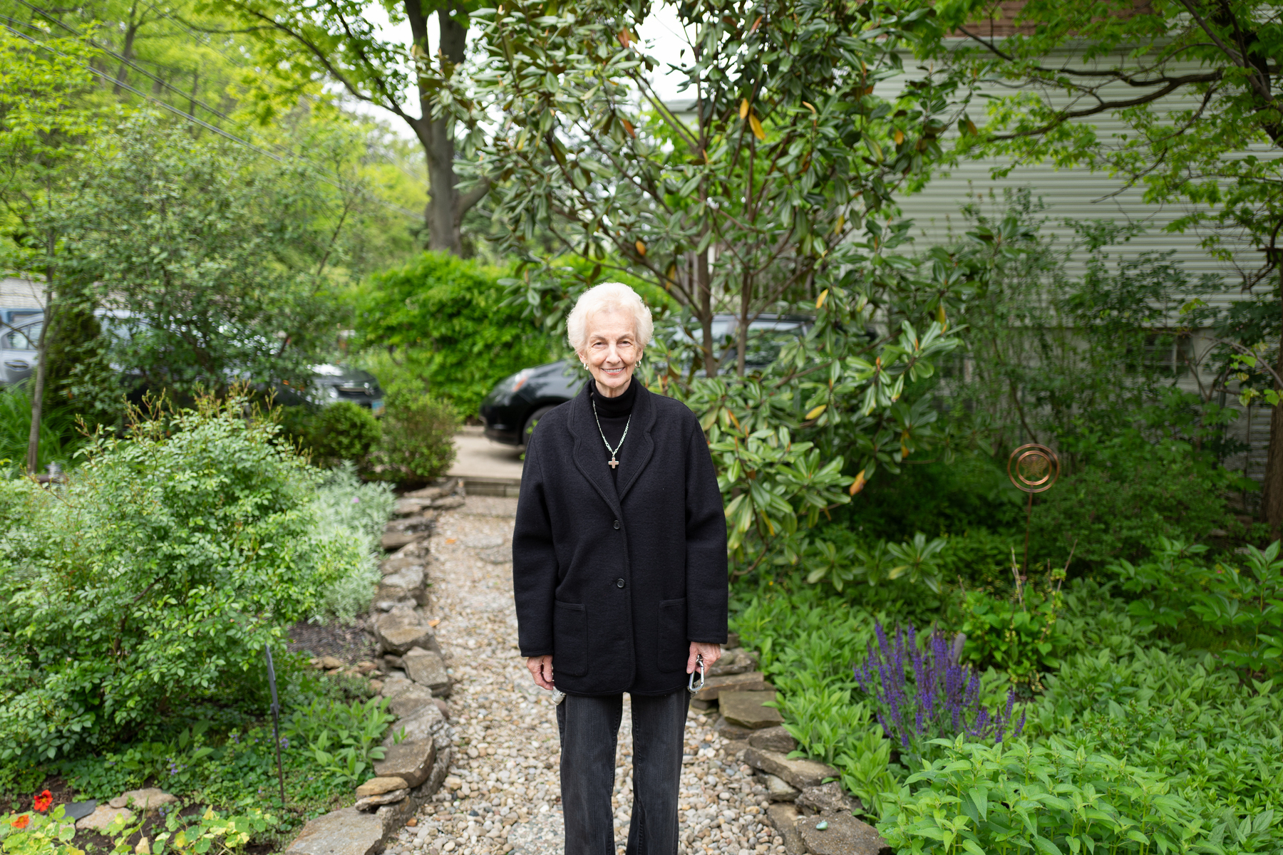 Mom in her garden - Leica Q1