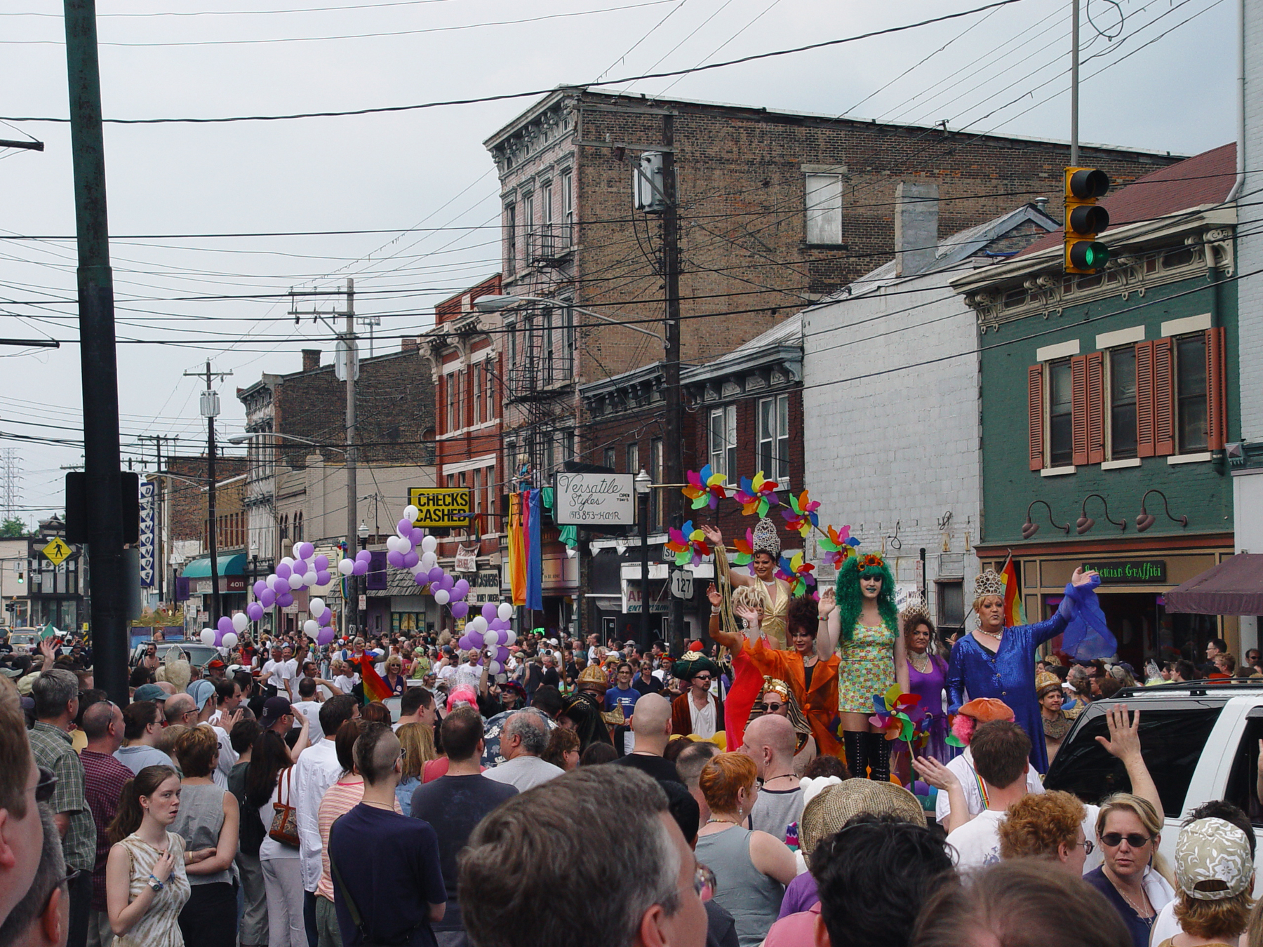 Pride parade in Northside - Sony CyberShot