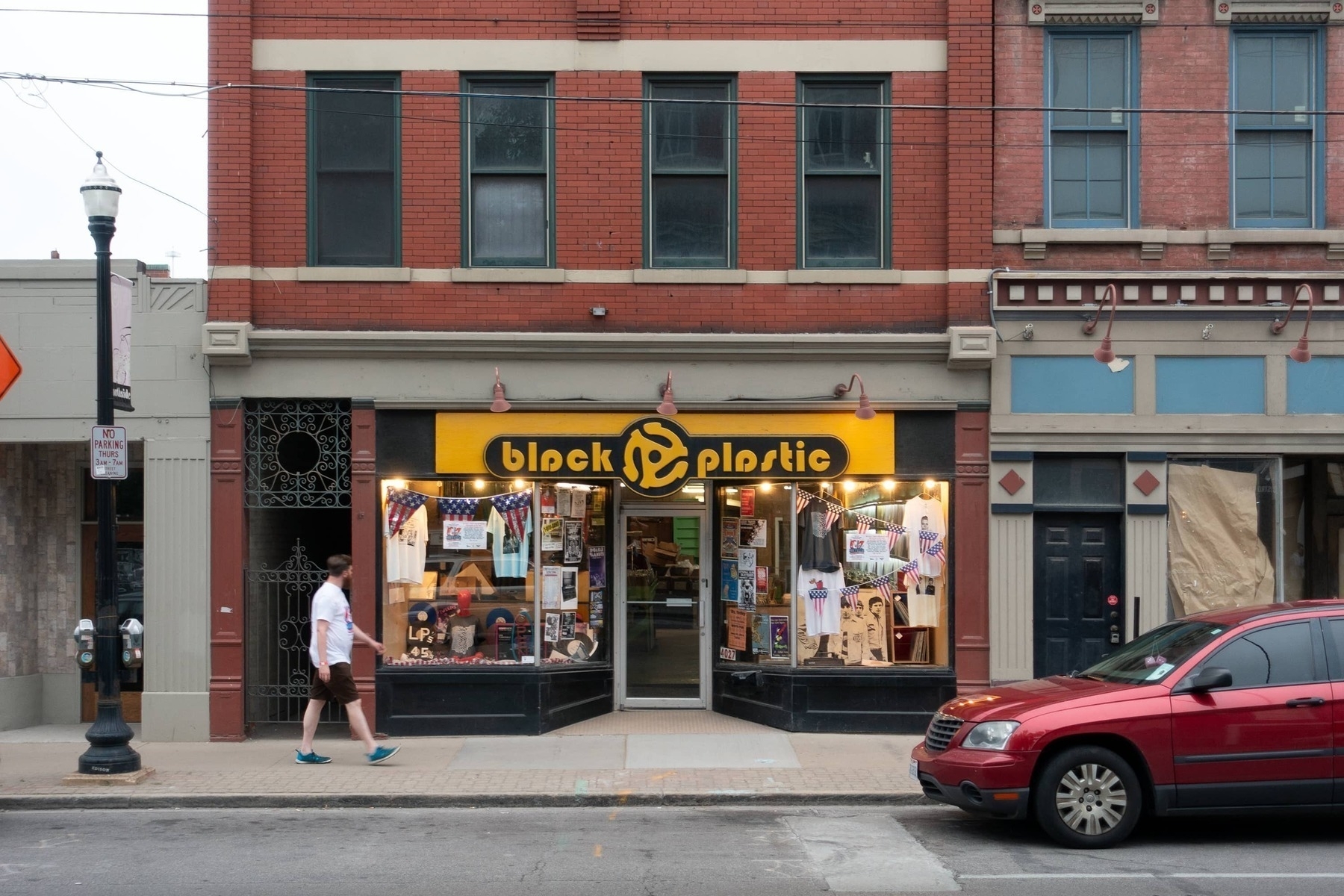 Black Plastic Record Storefront - Sony RX100