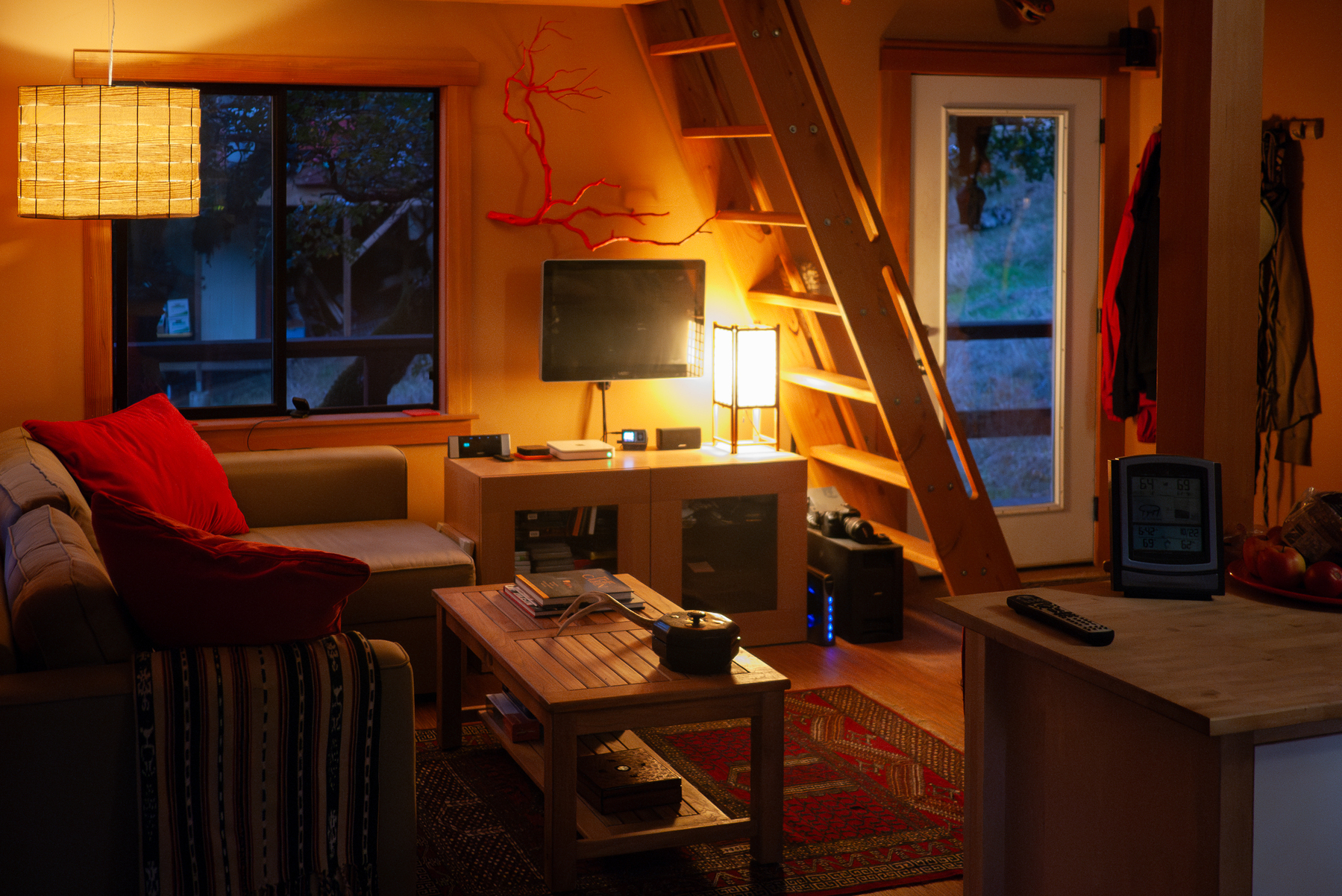 A  living room in a tiny cabin - Panasonic GF1