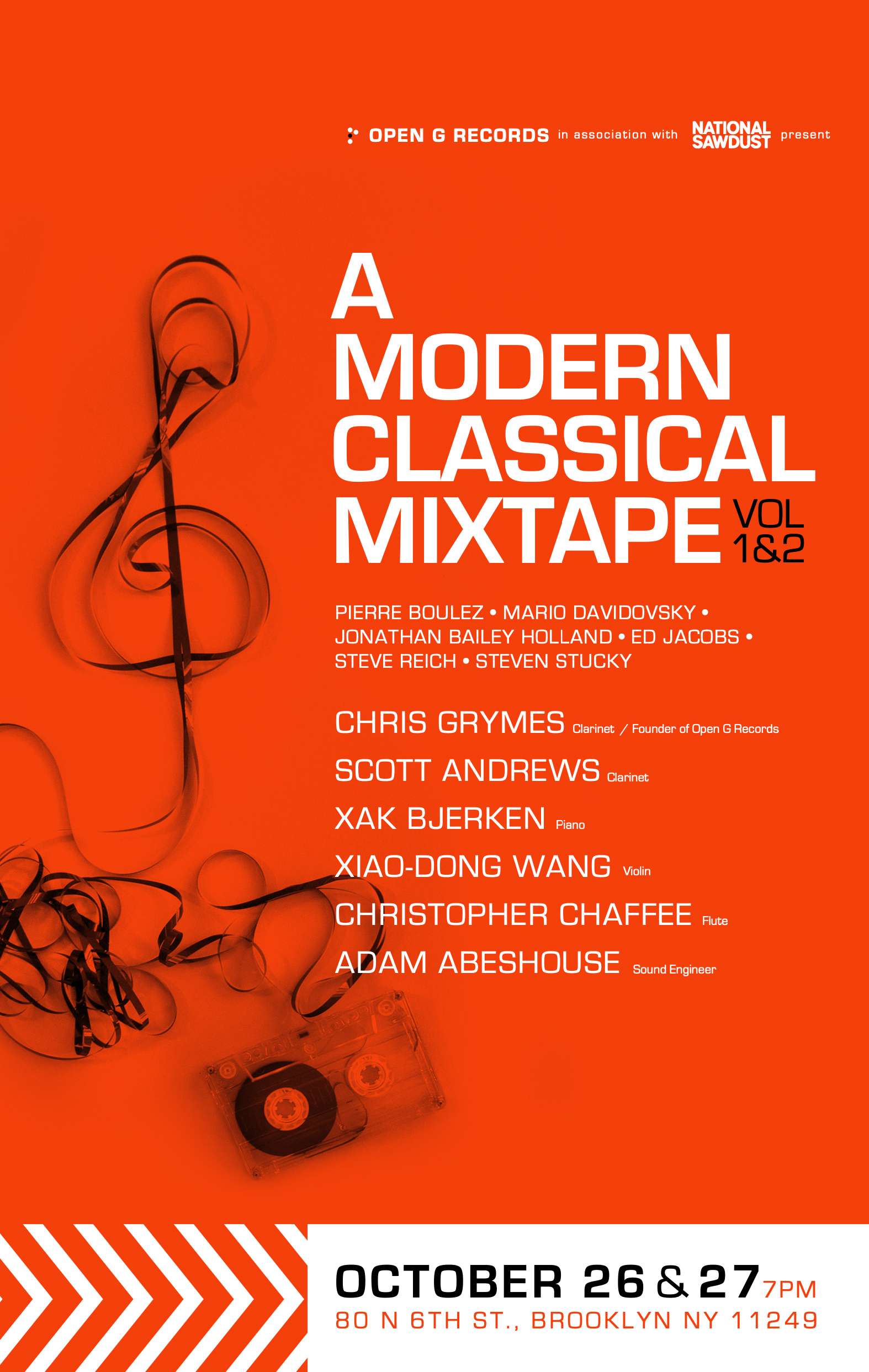 The poster for A modern Classical Mixtape