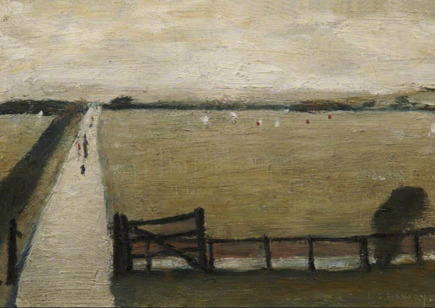 Swinton Mos (1922) by Laurence Stephen Lowry (1887 - 1976), English artist.