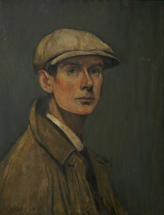 Self portrait (1925) by Laurence Stephen Lowry (1887 - 1976), English artist.