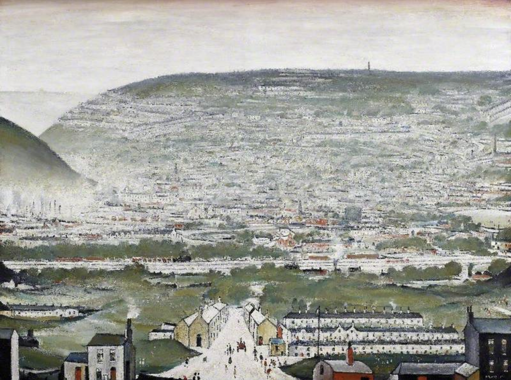 Ebbw Vale (1960) by Laurence Stephen Lowry (1887 - 1976), English artist.