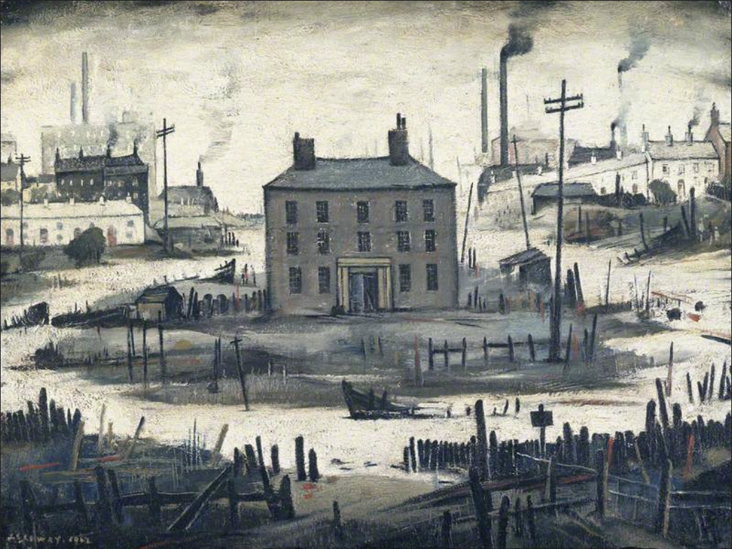 An Island (1942) by Laurence Stephen Lowry (1887 - 1976), English artist.