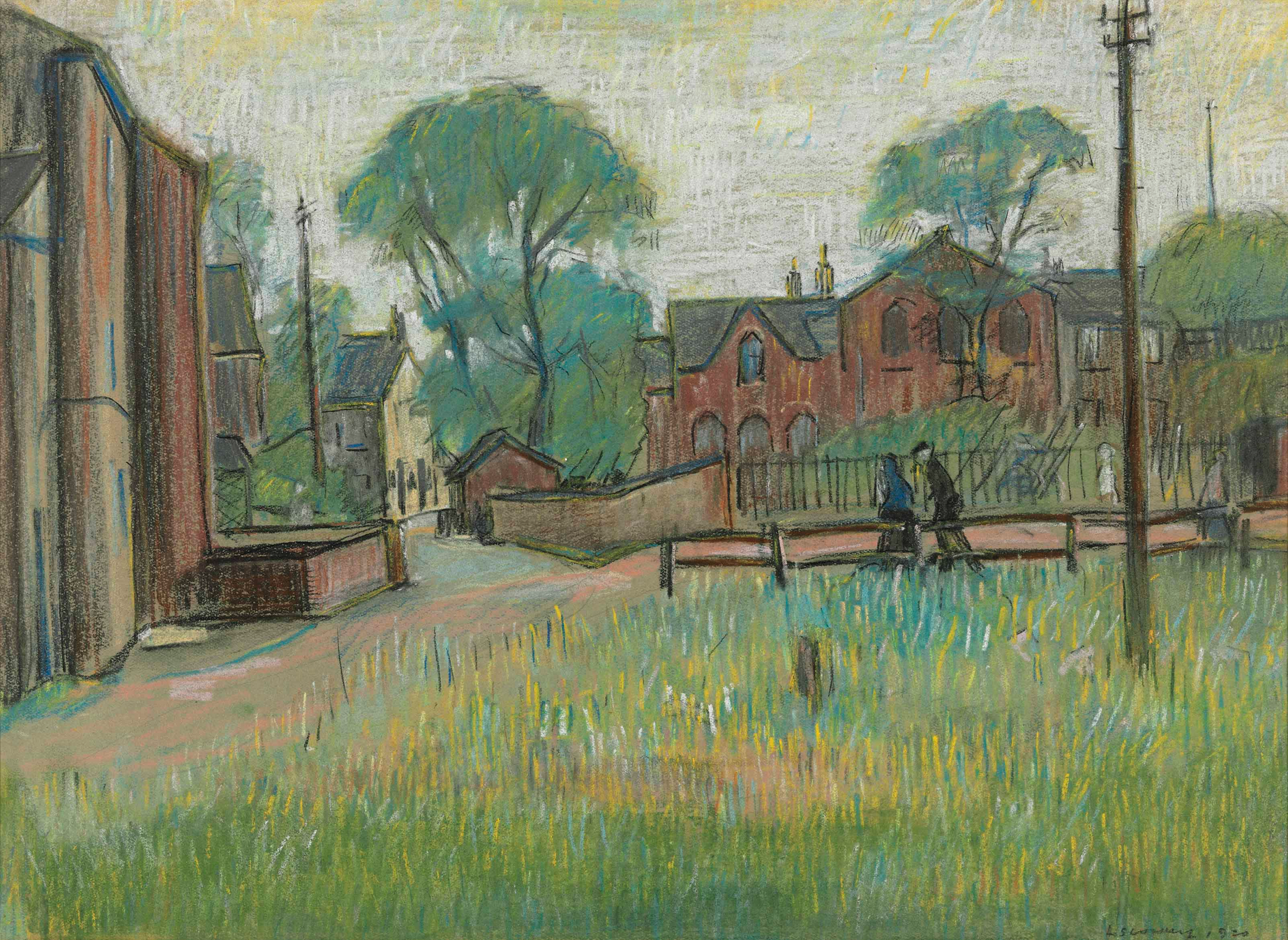 Worsley, South-East Lancashire (1920) by Laurence Stephen Lowry (1887 - 1976), English artist.