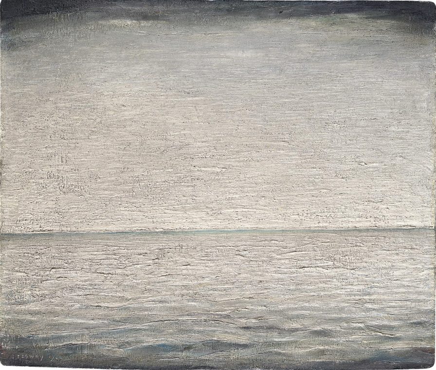 Seascape (1944) by Laurence Stephen Lowry (1887 - 1976), English artist.