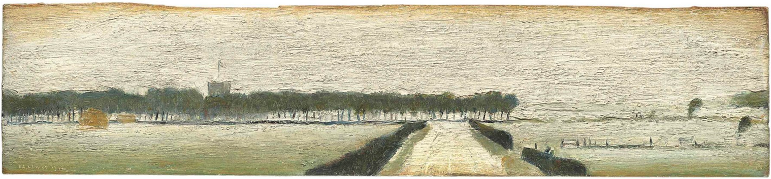 Windsor Great Park (1952) by Laurence Stephen Lowry (1887 - 1976), English artist.