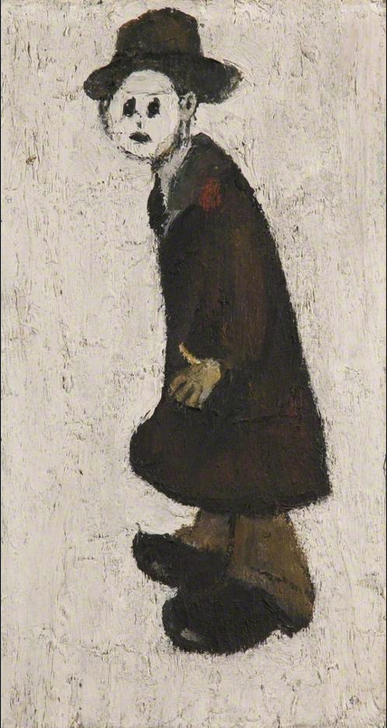 Man with Trilby Hat (1907) by Laurence Stephen Lowry (1887 - 1976), English artist.