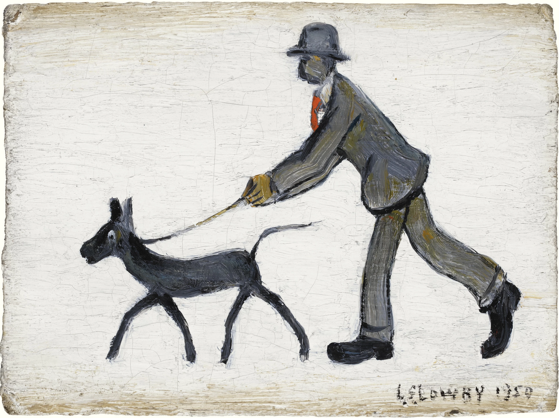 Little Dog (1950) by Laurence Stephen Lowry (1887 - 1976), English artist.