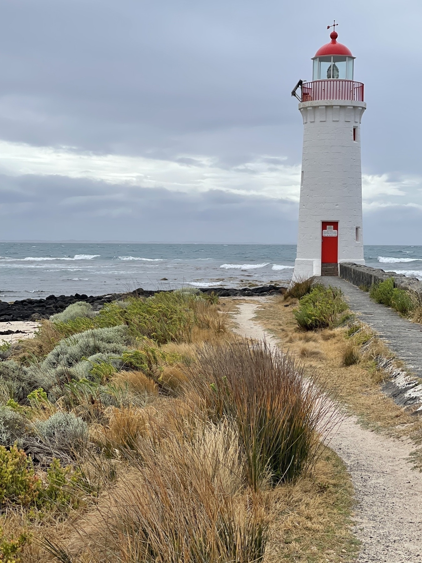Griffiths Island Lighthouse, Port Fairy, Victoria.