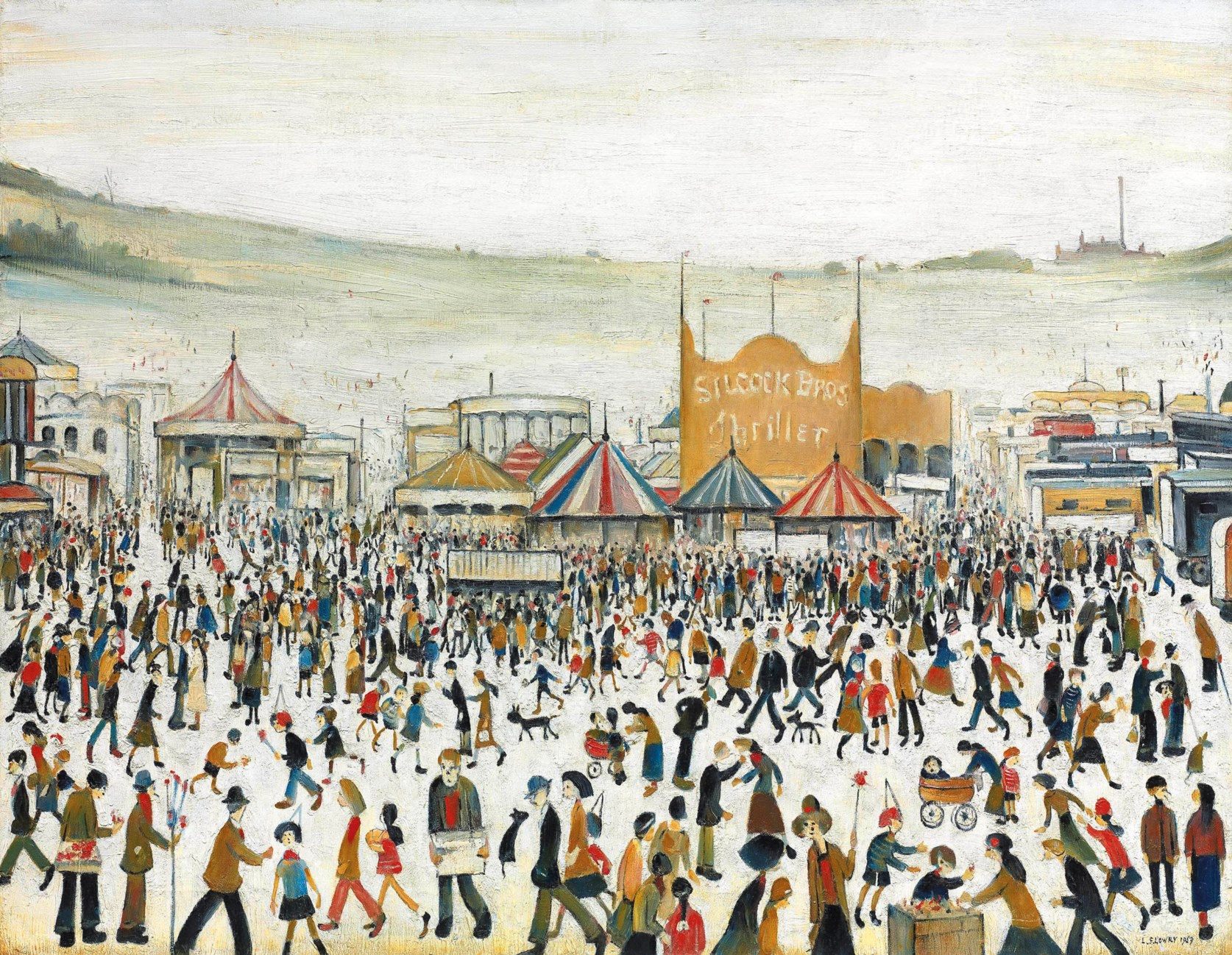 'Fun Fairy at Daisy Nook' (1953) by [L.S. Lowry]