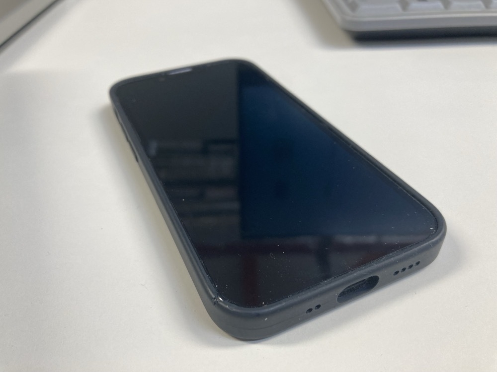 iPhone 13 mini with Apple Sillicon Case