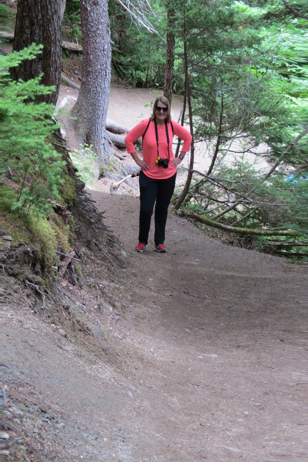 Mary on hike