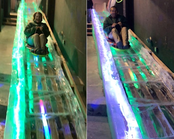 Ice slide