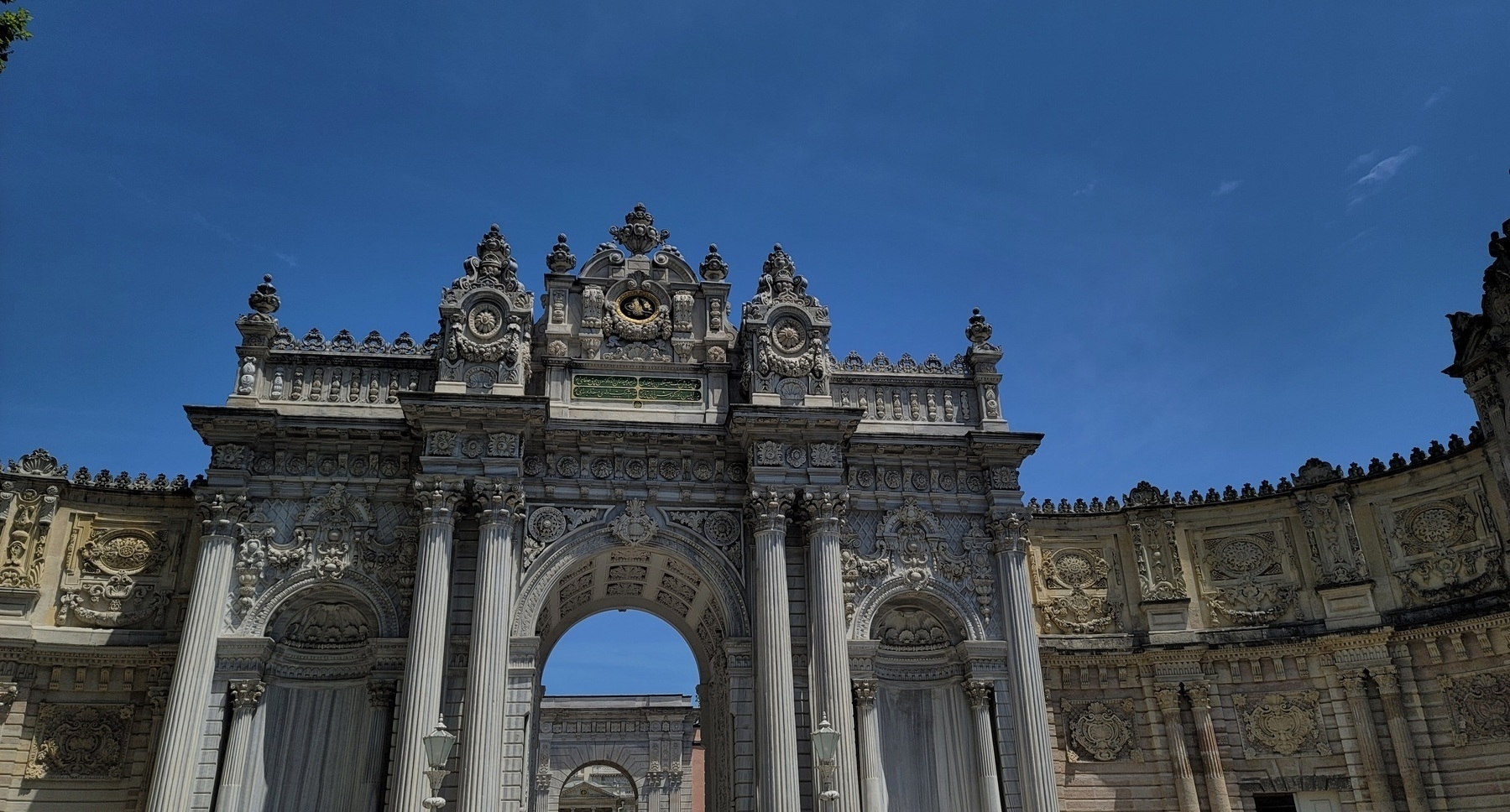 ornate arch made of marble or stone