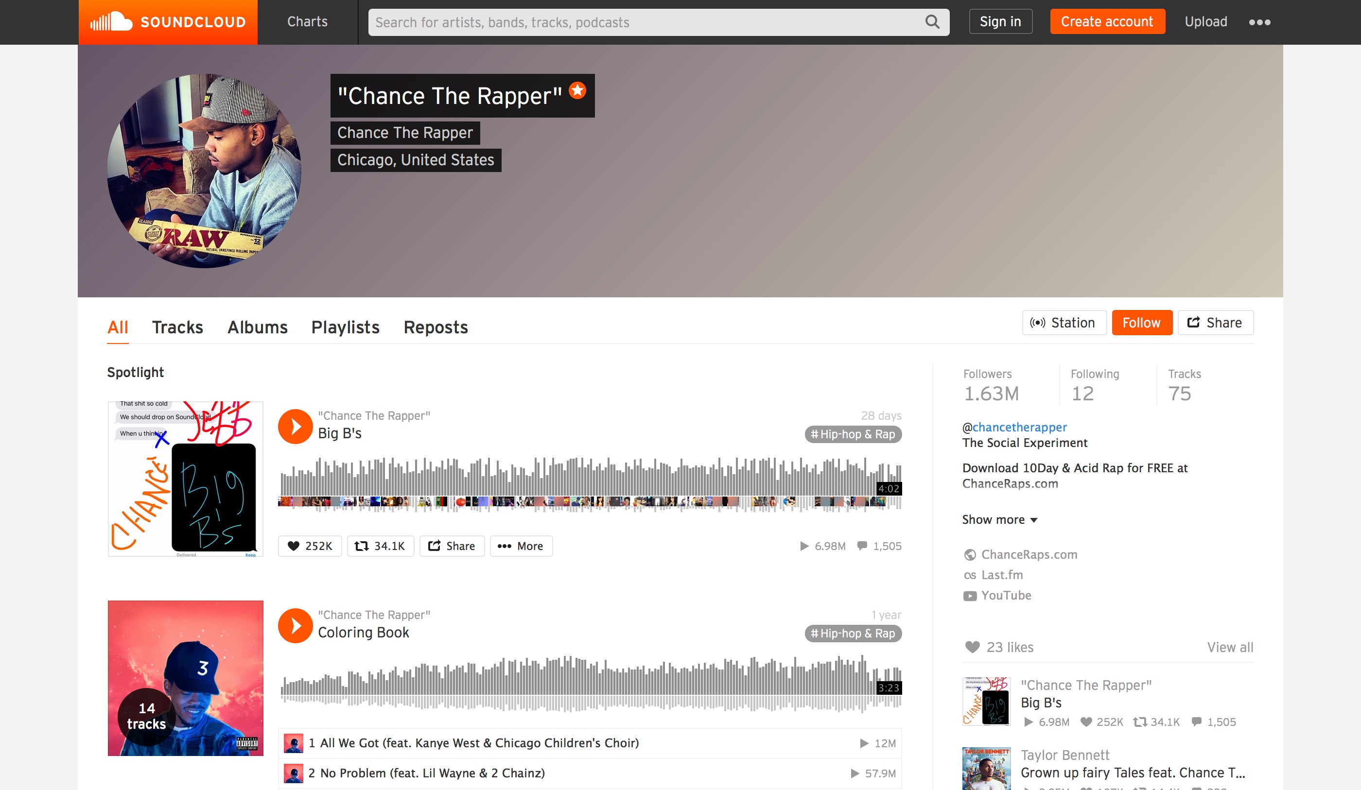 Chance The Rapper | SoundCloud