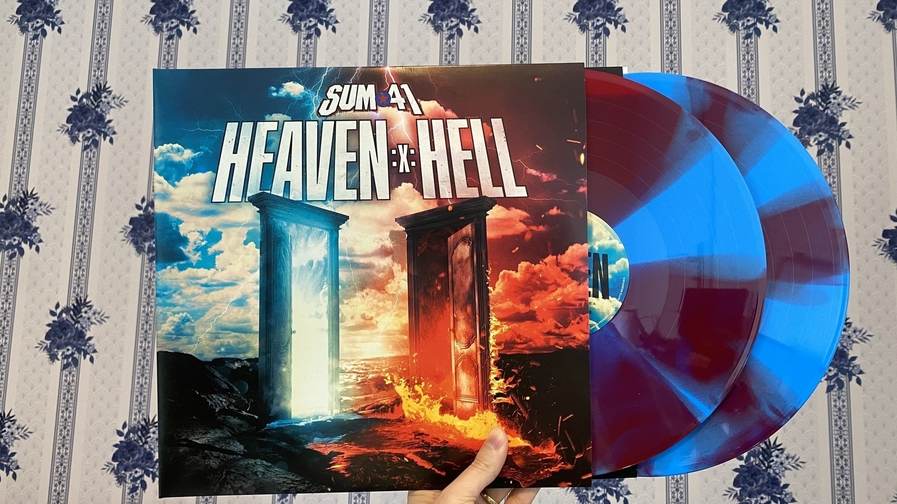 Sum 41 - Heaven x Hell record, vinyl Cornetto edition