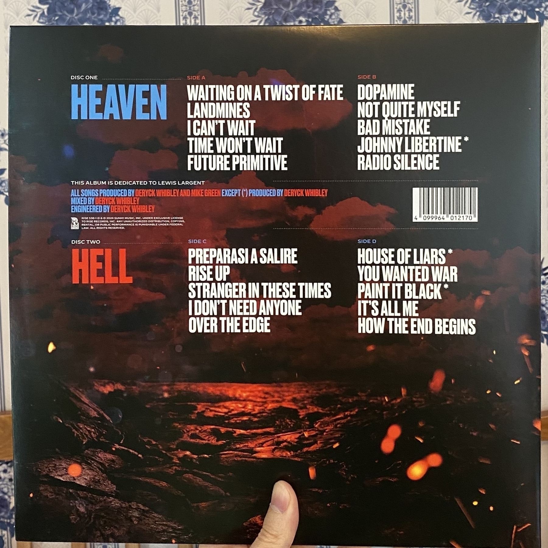 Sum 41 - Heaven X Hell vinyl