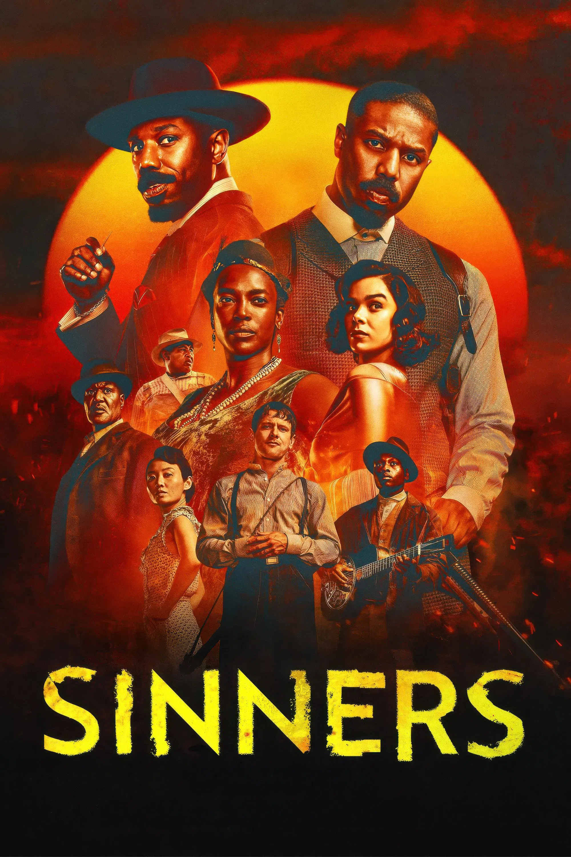 Poster for the 2025 movie Sinners