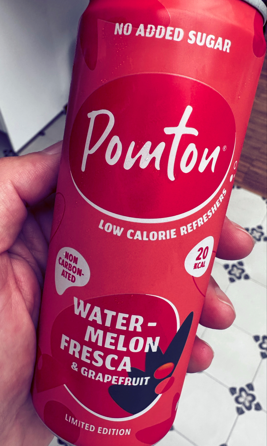 a can of watermelon & grapefruit, a pomton variant