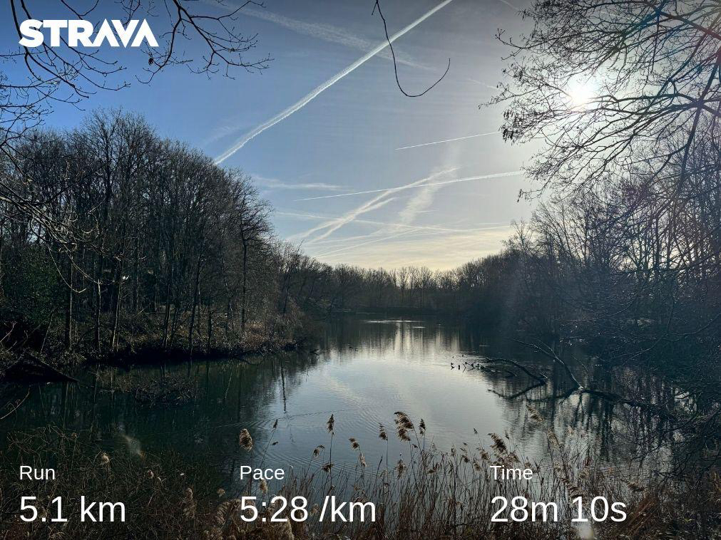 Strava run, 5 km