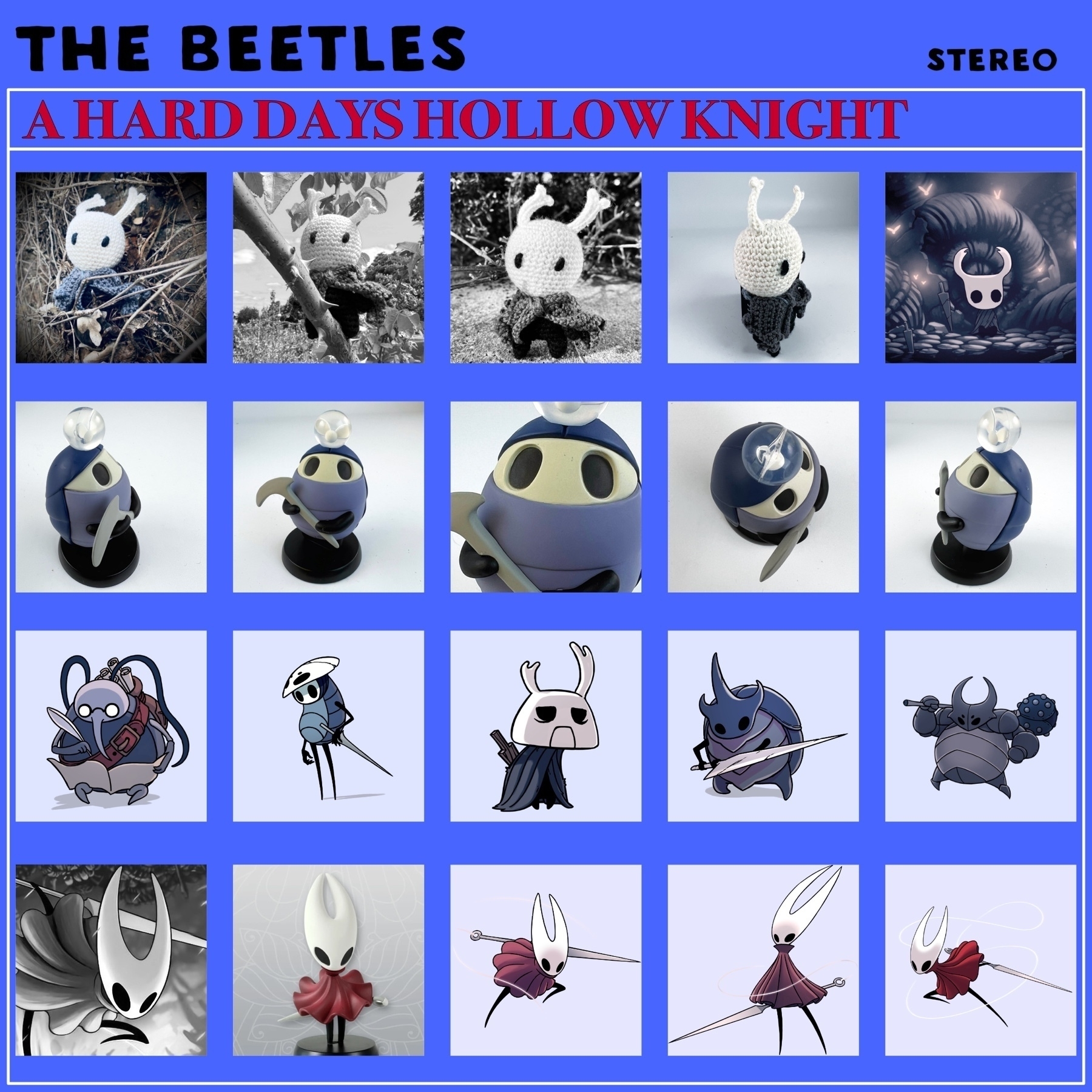 Fake Album Cover for A Hard Days Hollow Knight