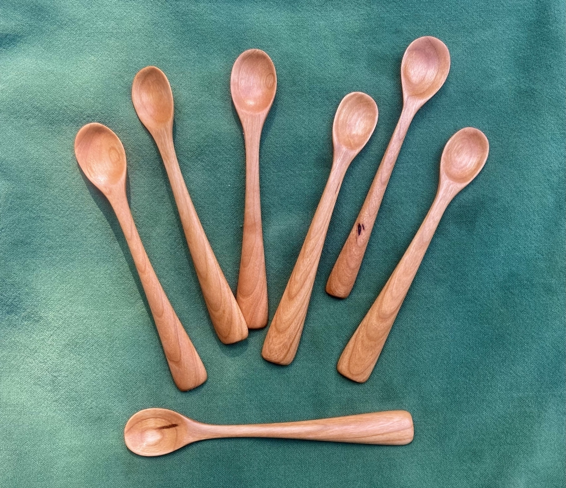 wooden sugar spoons