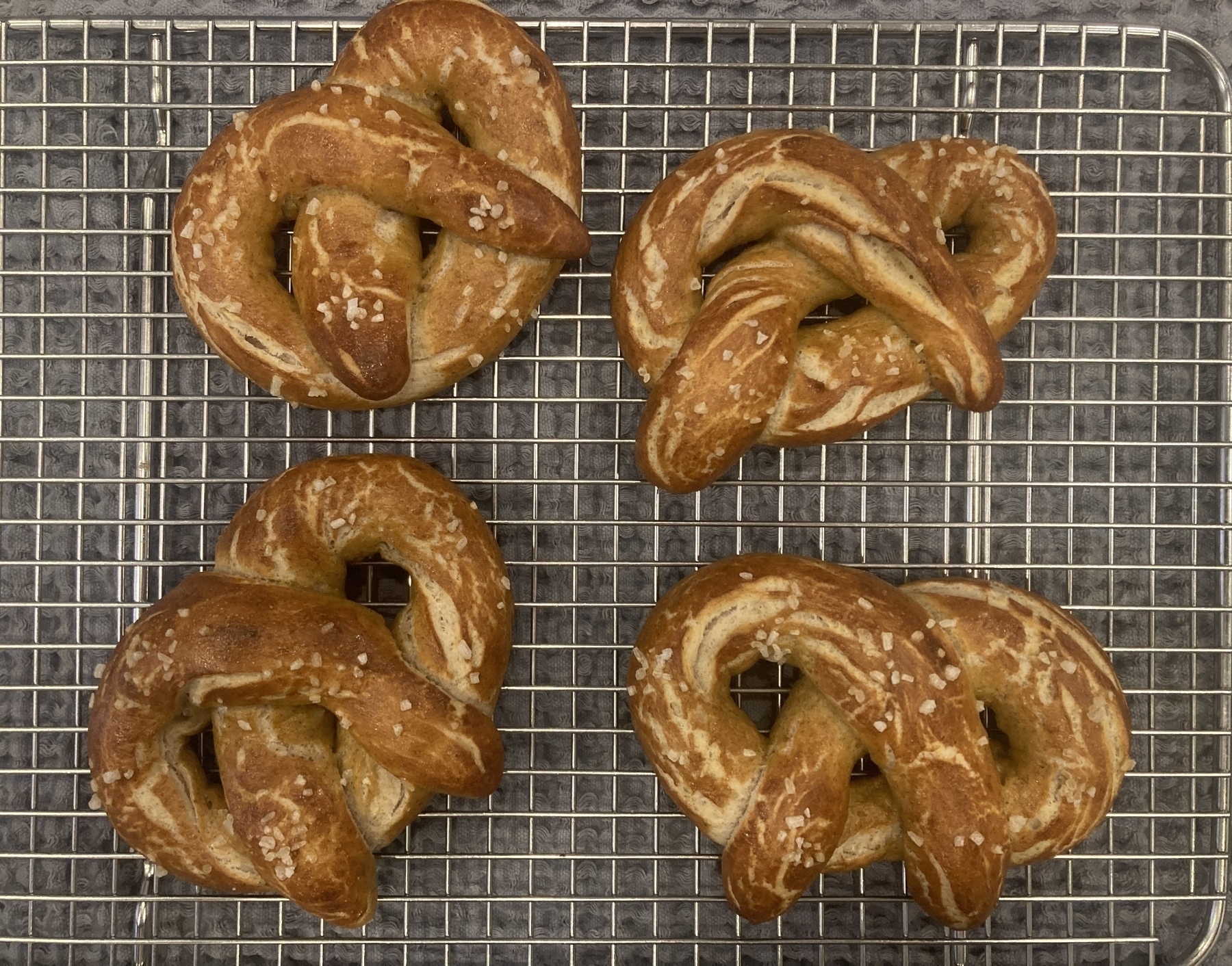 Fresh baked Soft pretzels