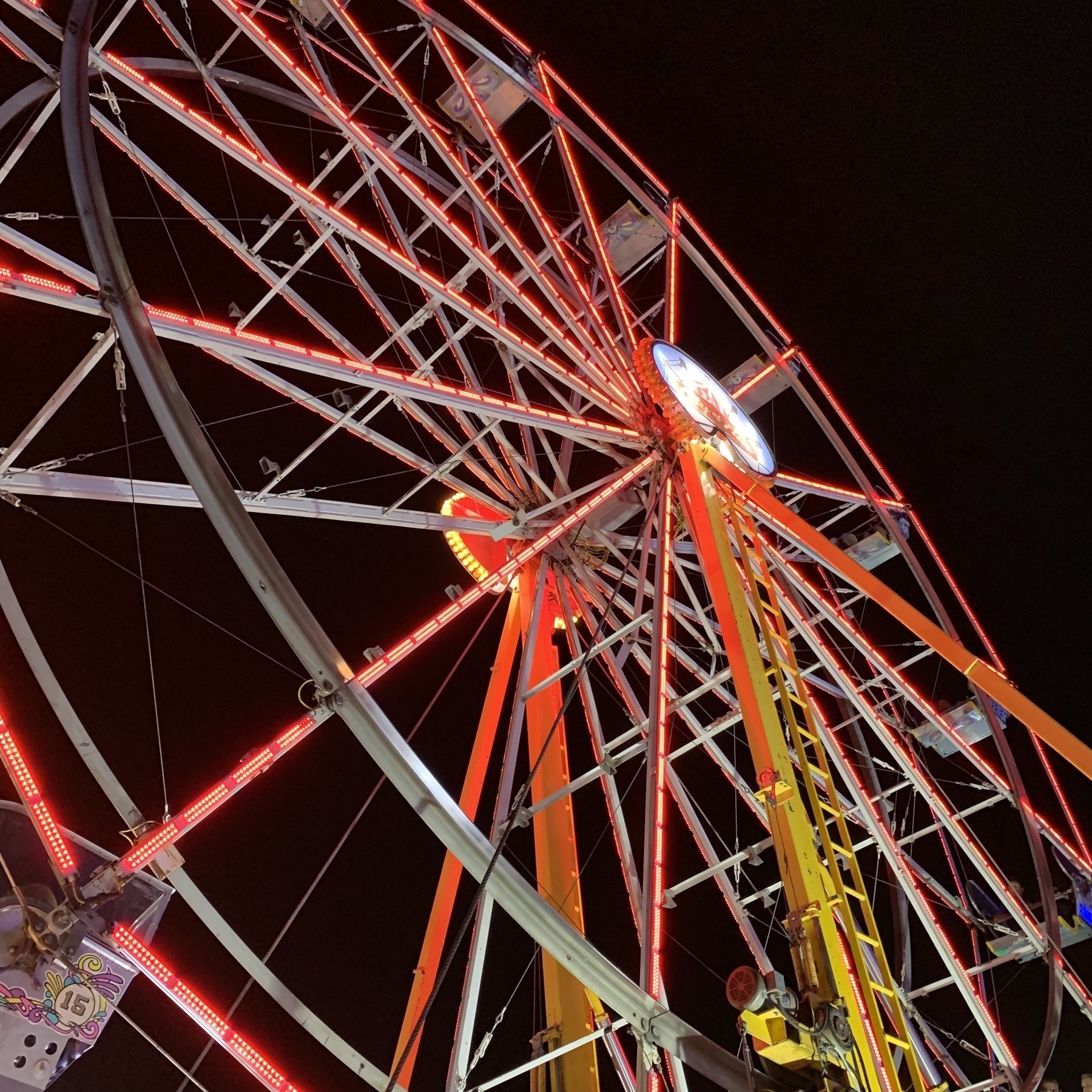 A Ferris wheel ￼