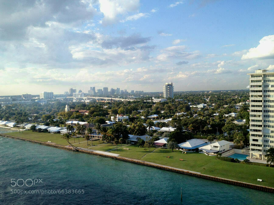 Photograph Leaving the Fort Lauderdale harbour by Alexander Hoffmann on 500px