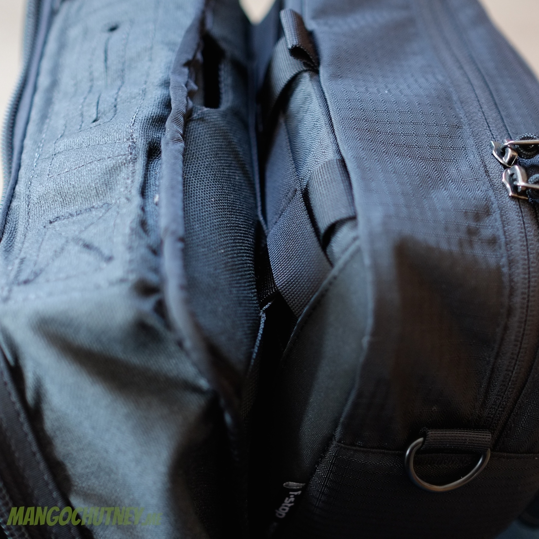 Attaching the f-stop Harney Pouch in the Goruck GR0 3