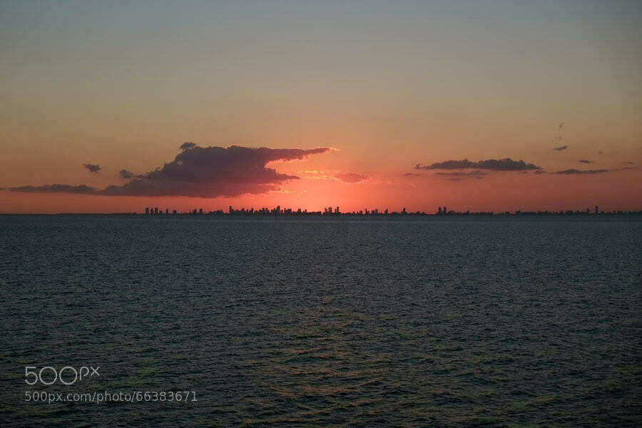 Photograph Sunset behind Fort Lauderdale by Alexander Hoffmann on 500px