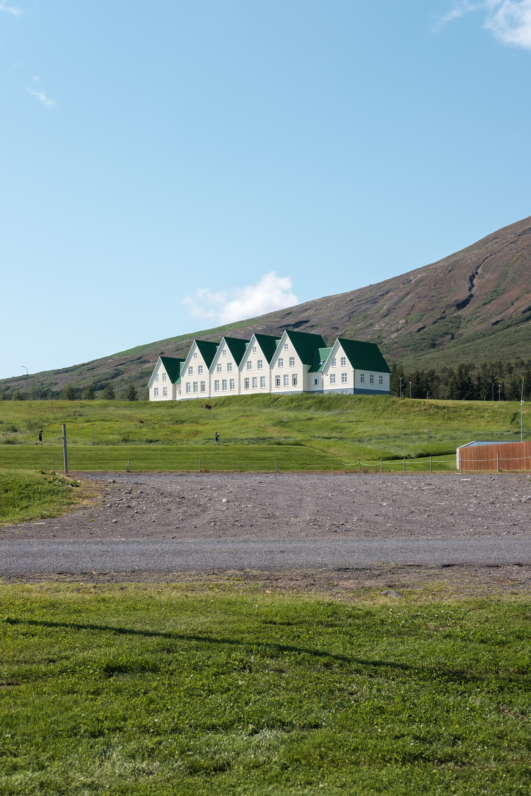 The old boarding school at Laugarvatn, now a hotel
