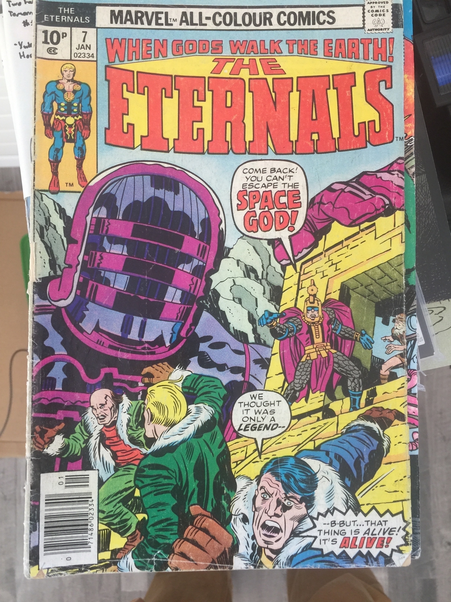the cover of Jack Kirby Eternals #7
