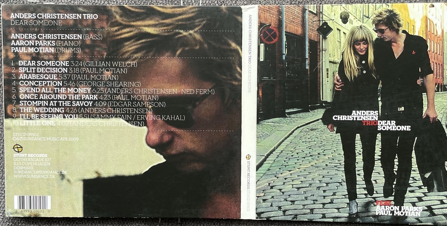 CD cover: Anders Christensen Trio, Dear Someone